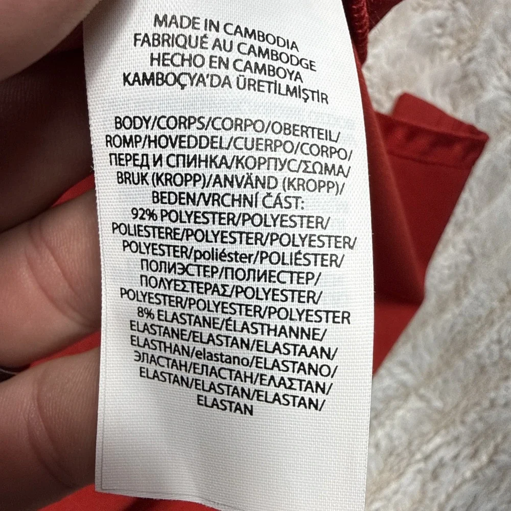 Ralph Lauren RLX Polo Red Size XL Moisture‎ Wicking Polyester